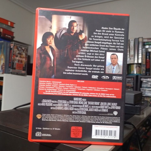 On Deadly Ground DVD like new with Greek subtitles
