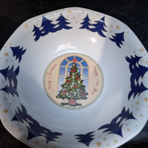 Salad bowls, set of 2, Christmas design
