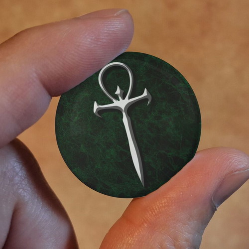Vampire The Masquerade pins new, set of 2, 3.2cm