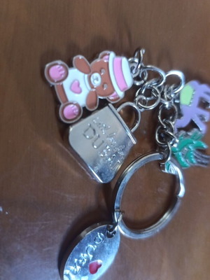 Dubai keychain with 5 charms