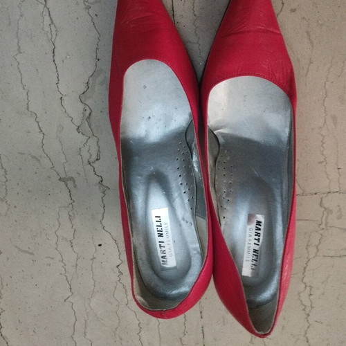 Red shoes used, size 38