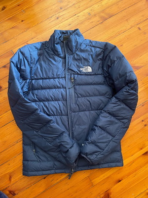 Μπουφάν φουσκωτό The North Face παιδικό σαν καινούργιο, μπλε, μέγεθος L για 10 ετών