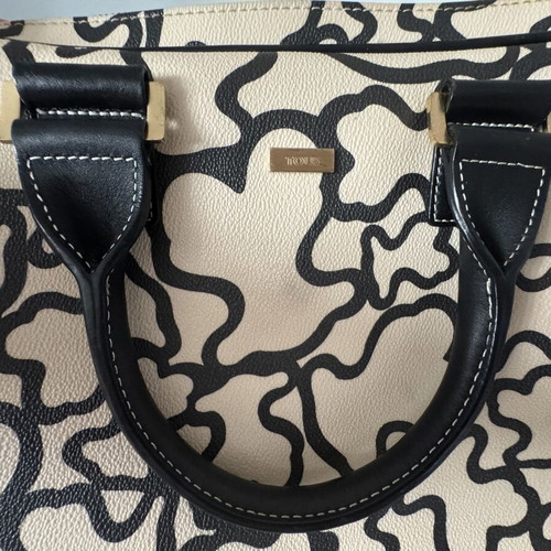 Tous laptop briefcase like new, 42-30-8cm, beige and black pattern