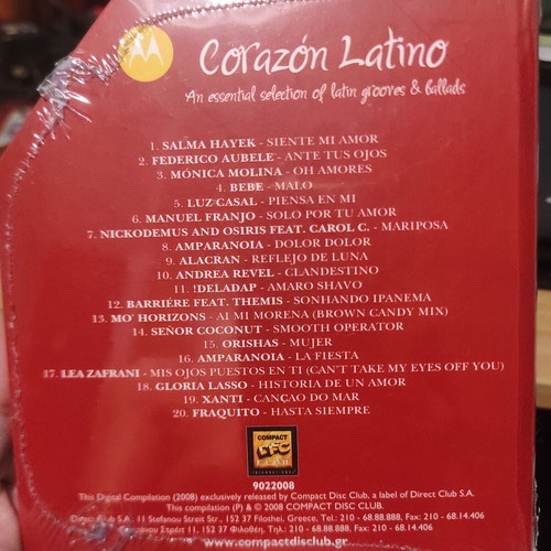 Corazón Latino Memory Stick new, Latin grooves and ballads