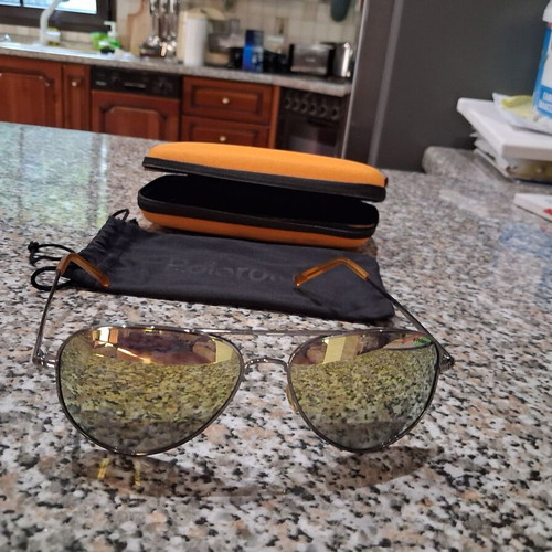 Polaroid sunglasses like new, yellow