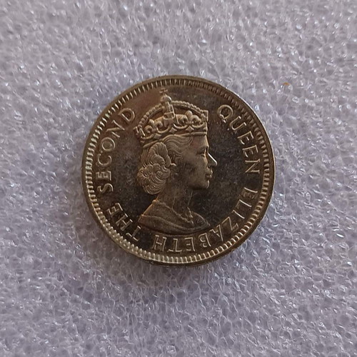 Eastern Caribbean States 25 Cents Coin 1965