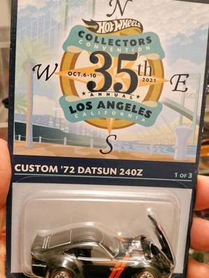 Hot Wheels Collectors Convention 2021, 35th Annual Custom ’72 Datsun 240z numbered