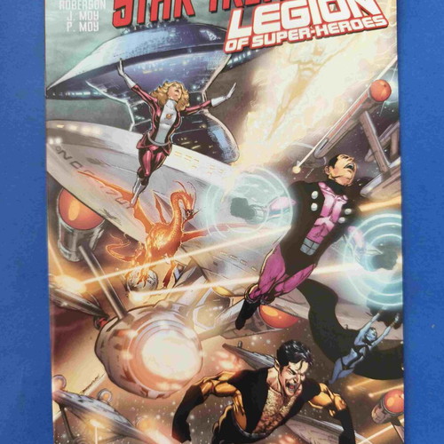 IDW DC Star Trek Legion of Super-Heroes 4 comic used