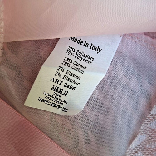Moda Italy Pink Dress with Lace and Belt No 1 for 1-Year-Old Girl New