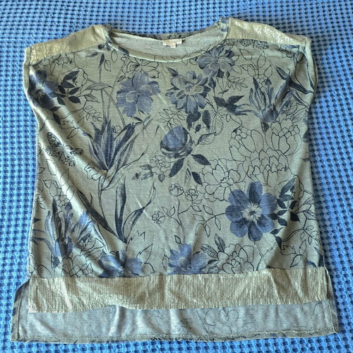 Bellambra floral sheer blouse, size XL
