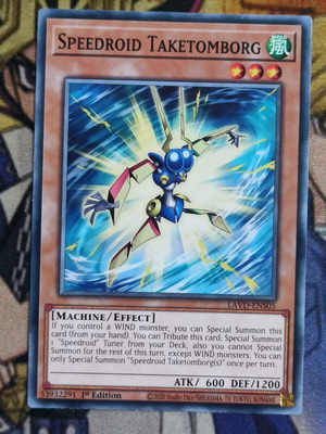 Speedroid Taketomborg Yu-Gi-Oh! ефектна карта
