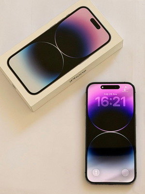 iPhone 14 Pro 512GB Deep Purple με κουτί και αξεσουάρ