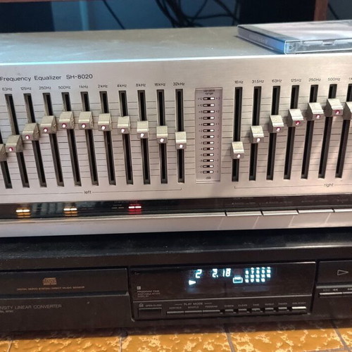 Technics Equalizer SH-8020 used vintage stereo 12 bands