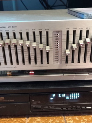 Technics Equalizer SH-8020 used vintage stereo 12 bands