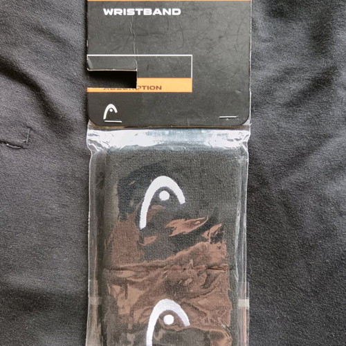 Head wristband for tennis black wristbands new