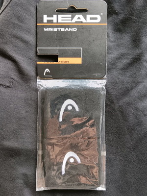 Head wristband for tennis black wristbands new