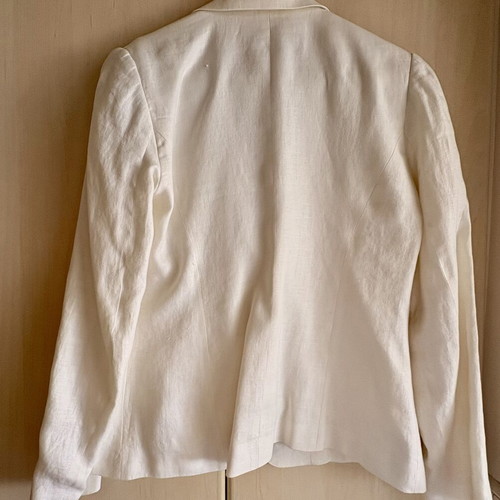 Linen suit Raxevsky like new, size Small, white