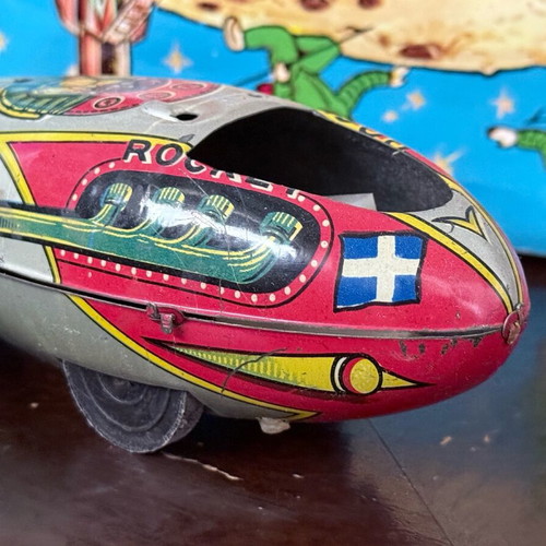 Rocket Greek vintage toy used, with box