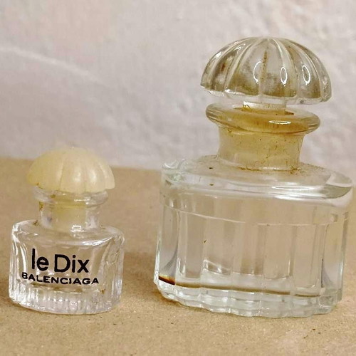 Le Dix vintage συλλεκτικά μίνι αρώματα από Balenciaga μεταχειρισμένα