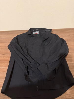Μαύρο πουκάμισο Tresor Slim Fit – Μέγεθος L