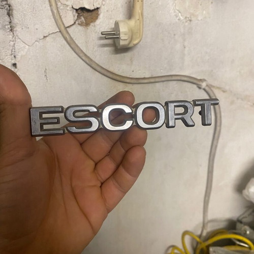 Ford Escort metal emblem like new