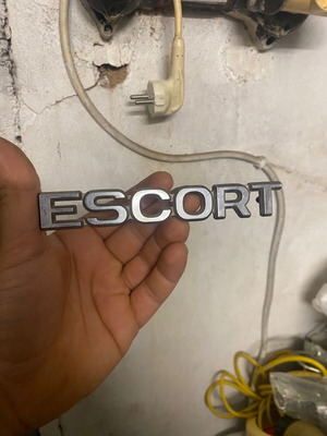 Ford Escort metal emblem like new