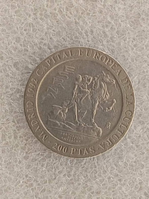 Spain 1992 200 Pesetas coin FD-20