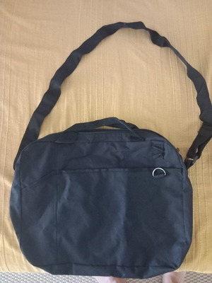 Shoulder bag for laptop, black