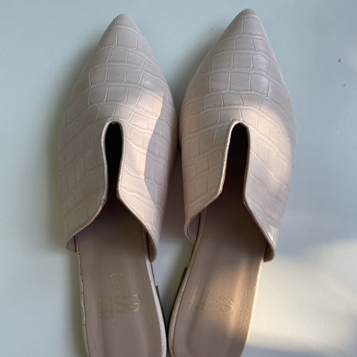 Mules pink-beige like new, size 41