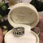 DKNY ring new, gray