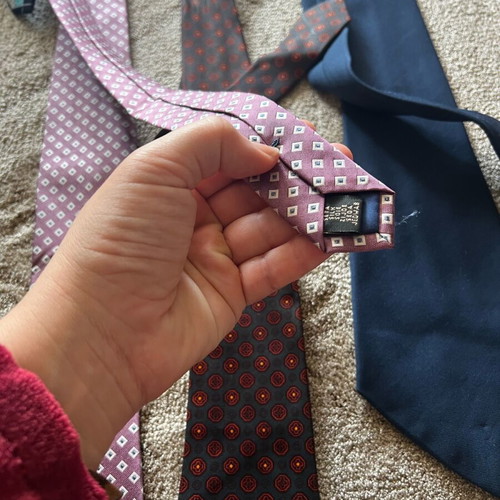 Set of 5 Manetti and other brand ties like new, multicolored