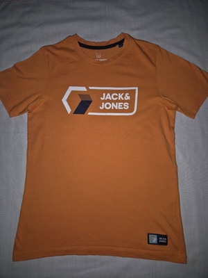 Jack & Jones Summer T-shirt Like New for 11-12 Years Orange