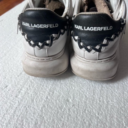 Karl Lagerfeld trainers used, size 40, black and white