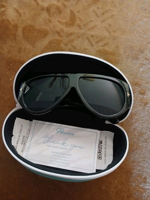 Unisex Garda Black sunglasses Pervedere new, black