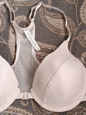 Στηθόδεσμος BCBG Maxazria 34B σαν καινούργιος, μπεζ, με μπροστινό κούμπωμα