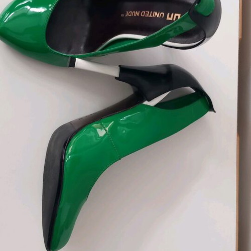 United Nude pumps like new, size 36, black and green