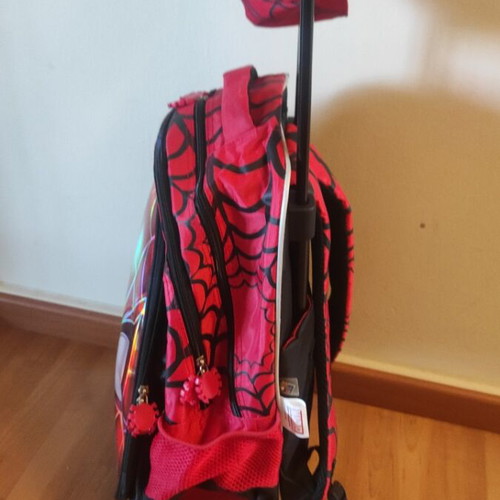 Spiderman trolley school bag by GIM with mask