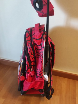 Spiderman trolley school bag by GIM with mask
