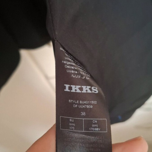 Ikks blazer new with skull and lightning print, tailored fit