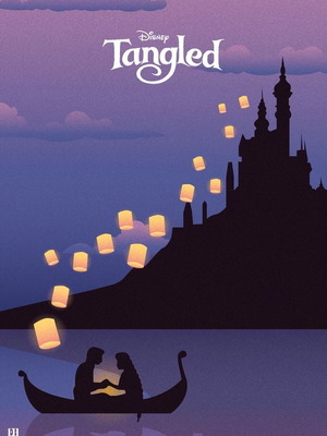 Tangled Disney poster