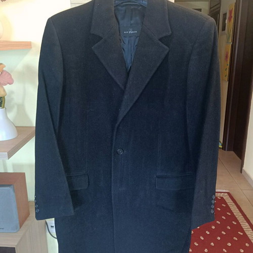 Roy Robson men's coat black, size 52, like new
