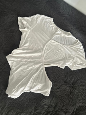 Shein white bodysuit like new with cutouts