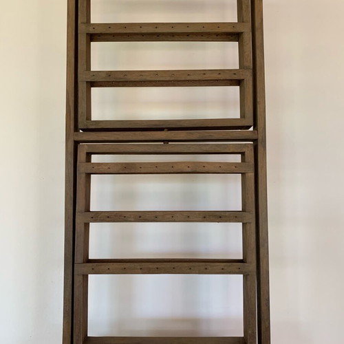 Wooden jewelry earring display stand new, rotating, large