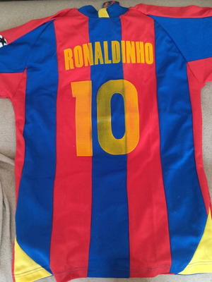 Φανέλα εμφάνιση Ronaldinho καινούργια, μέγεθος XL