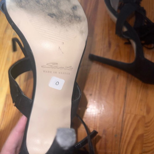 Leather pumps black size 38 like new