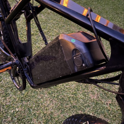 Ridstar Q20 electric bike with carbon wrap battery