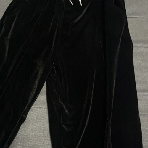 Velvet pants black size S like new