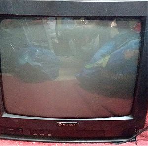 Παλαιά τηλεόραση Hitachi 14 ιντσών