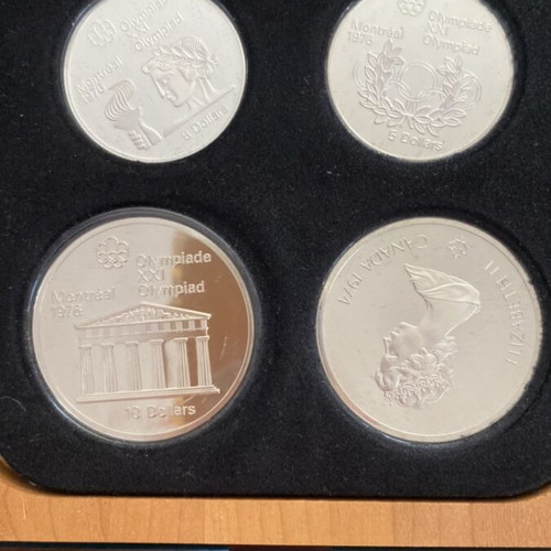 Montreal 1976 Olympic Silver Coin Collection with Certificate, new