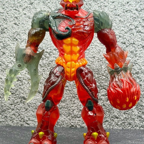 Gormiti Lavion Exclusive Action Figure used, rare transparent Italian edition